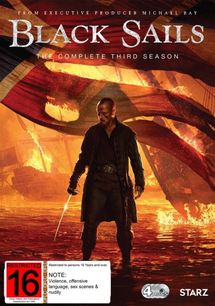 Black Sails - The Complete Third Season (DVD) - Vinyl Kitchen
