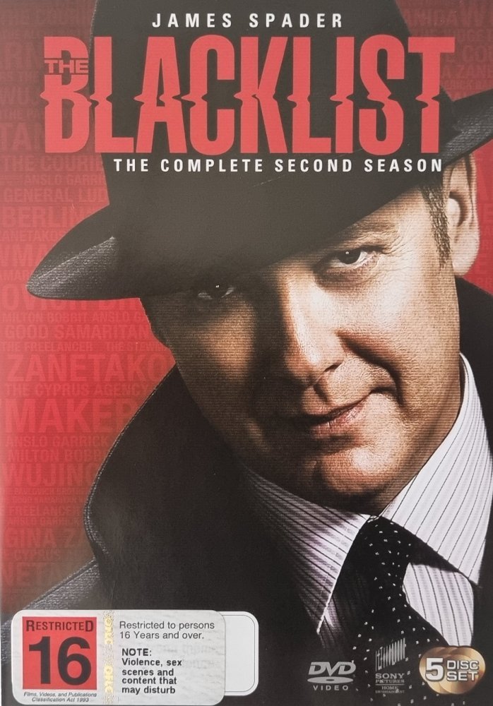 Blacklist - The Complete Second Season (DVD) - Vinyl Kitchen
