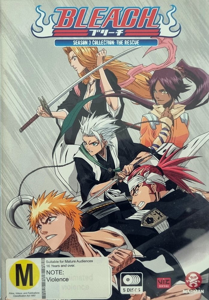 Bleach: The Rescue - Season 3 Collection (5 DVD) - 2018 (DVD) - Vinyl Kitchen