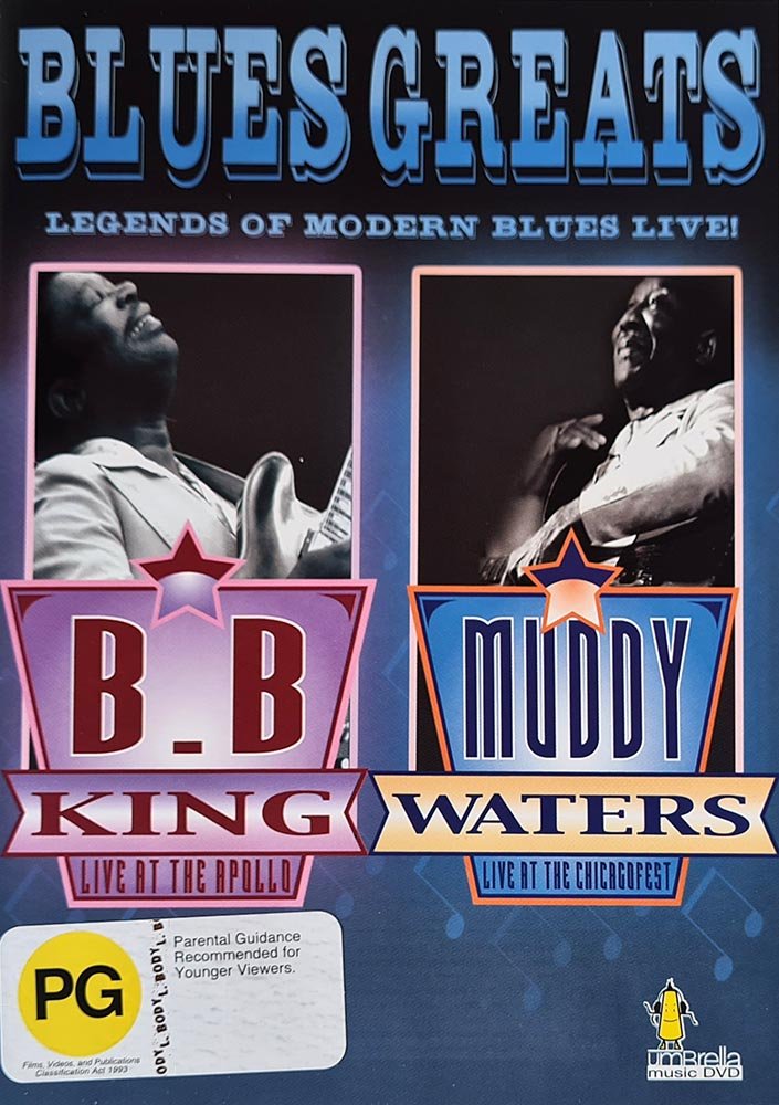 Blues Greats - B.B King & Muddy Waters Live (DVD) - Vinyl Kitchen