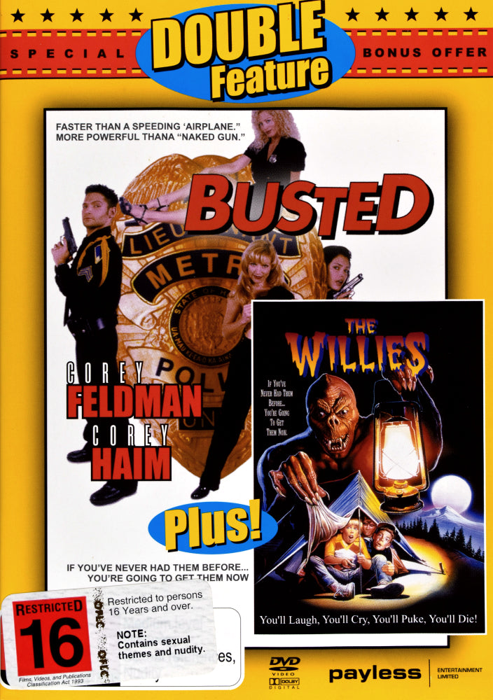 Busted / The Willies - 1990 (DVD)