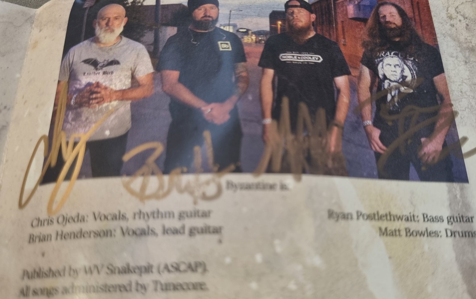 Byzantine - Black Sea Codex - Signed (CD) - Vinyl Kitchen