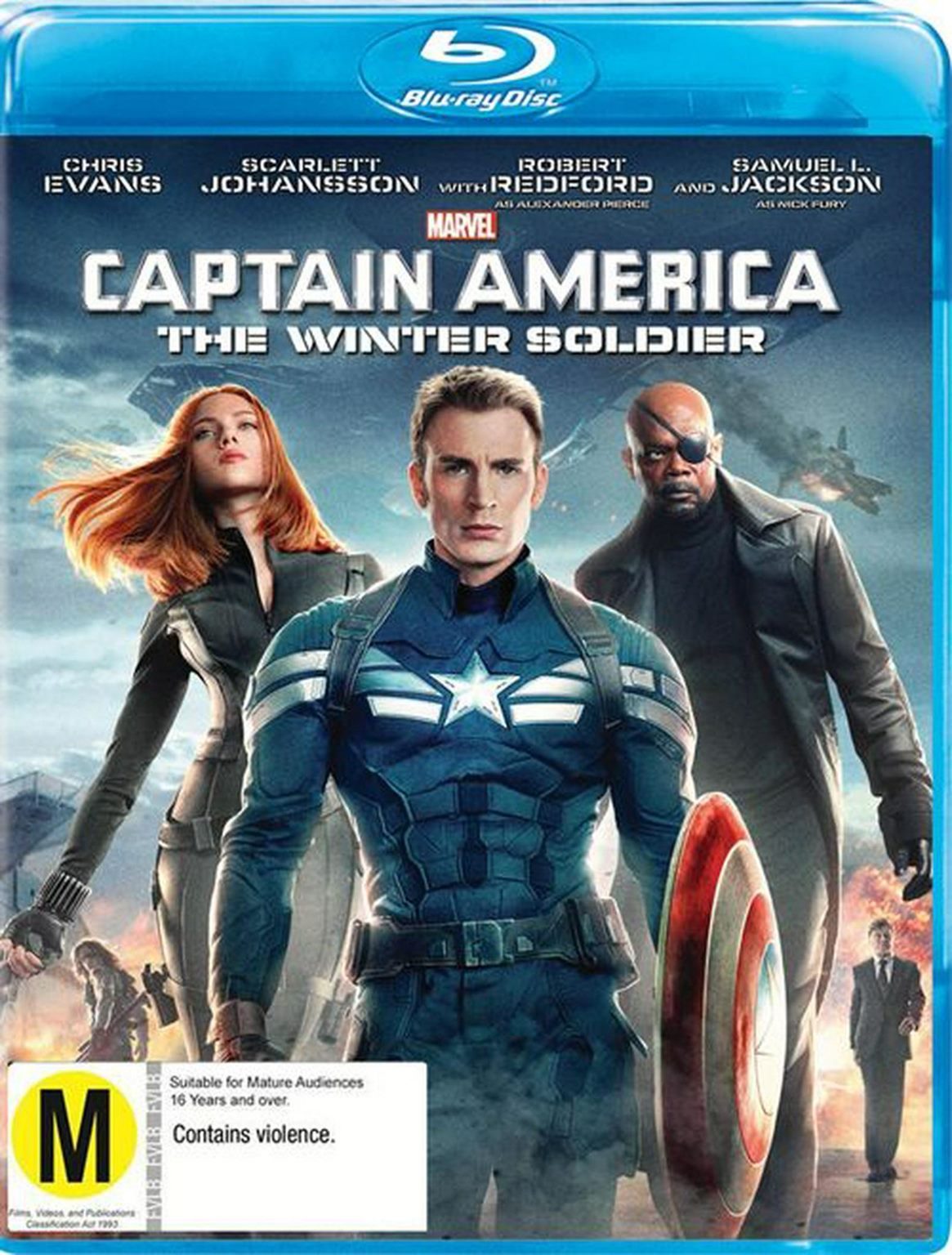 Captain America: The Winter Soldier - 2014 (Blu Ray) - Vinyl Kitchen