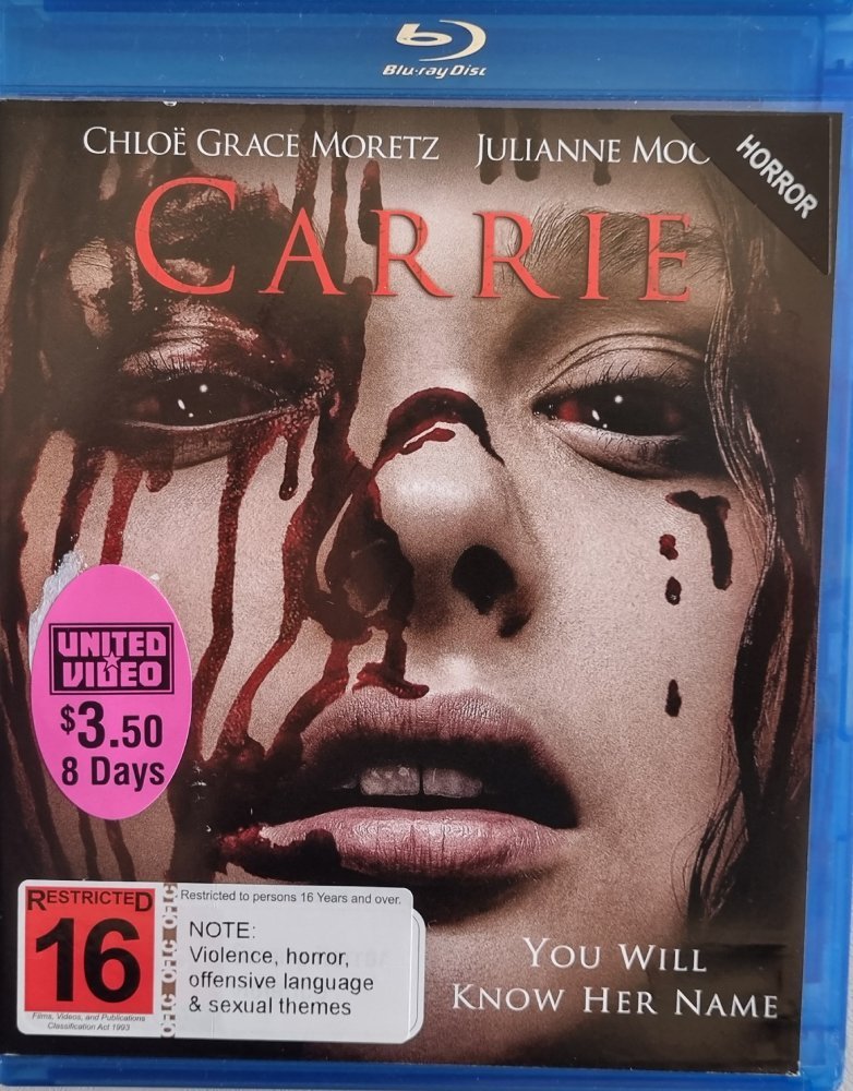 Carrie 2013 (Blu Ray) EX - RENTAL - Vinyl Kitchen