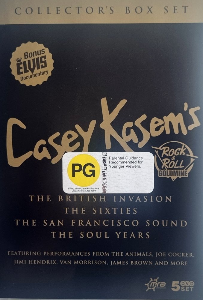 Casey Kasem's Rock n Roll Goldmine - 5 Disc Set (DVD) - Vinyl Kitchen