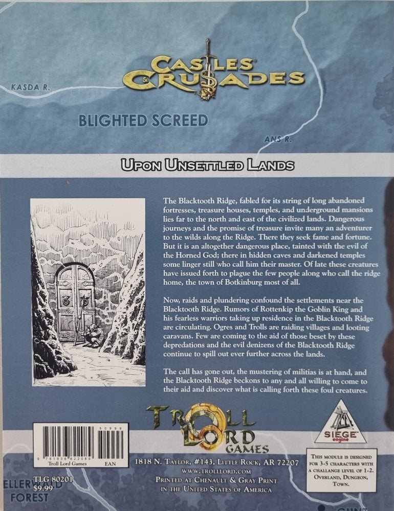 Castles and Crusades - Assault on Blacktooth Ridge Module (A1) - Vinyl Kitchen