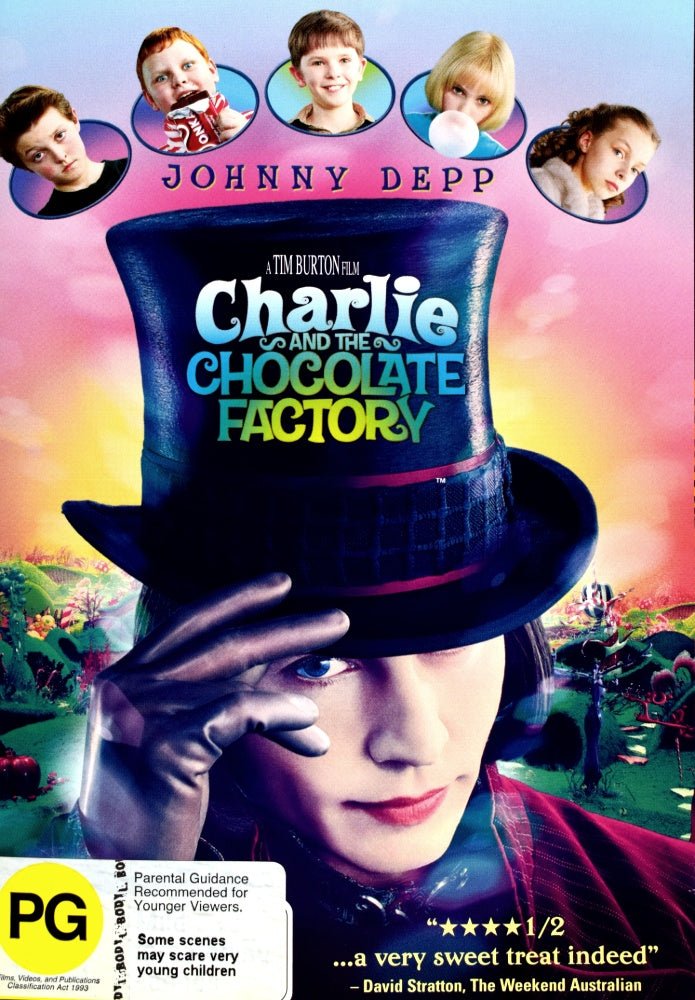 Charlie and the Chocolate Factory - 2005 (DVD) - Vinyl Kitchen