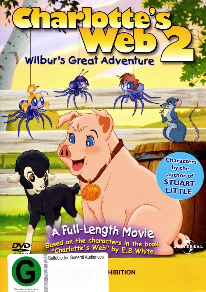 Charlotte's Web 2: Wilbur's Great Adventure - 2002 (DVD) - Vinyl Kitchen
