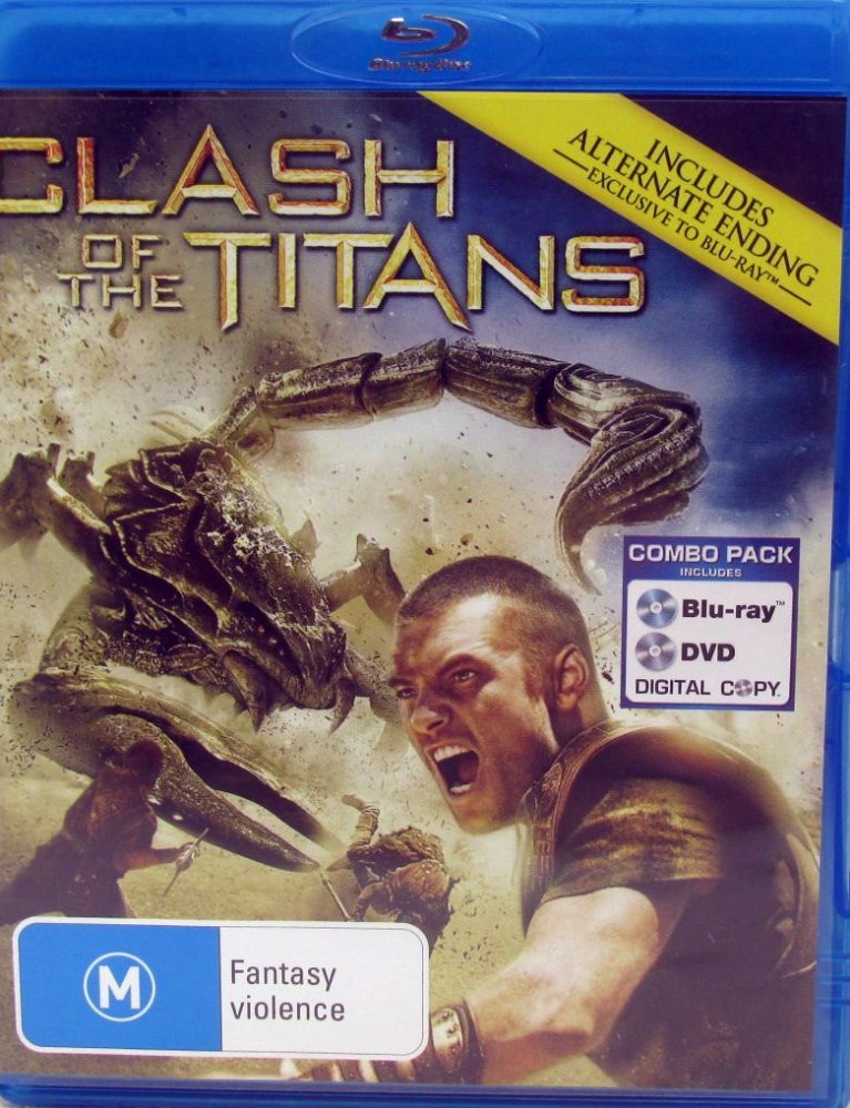 Clash of the Titans - 2010 (Blu Ray) + DVD - Vinyl Kitchen