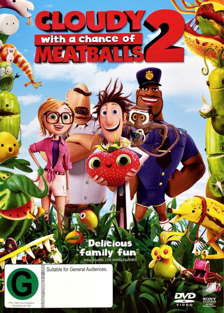 Cloudy with a Chance of Meatballs 2 - 2013 (DVD) - Vinyl Kitchen