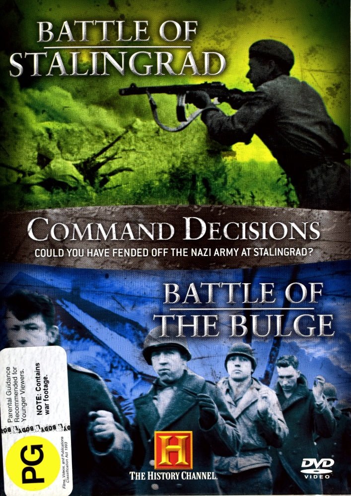 Command Decisions: Battle of Stalingrad - Battle of the Bulge (DVD) - Vinyl Kitchen
