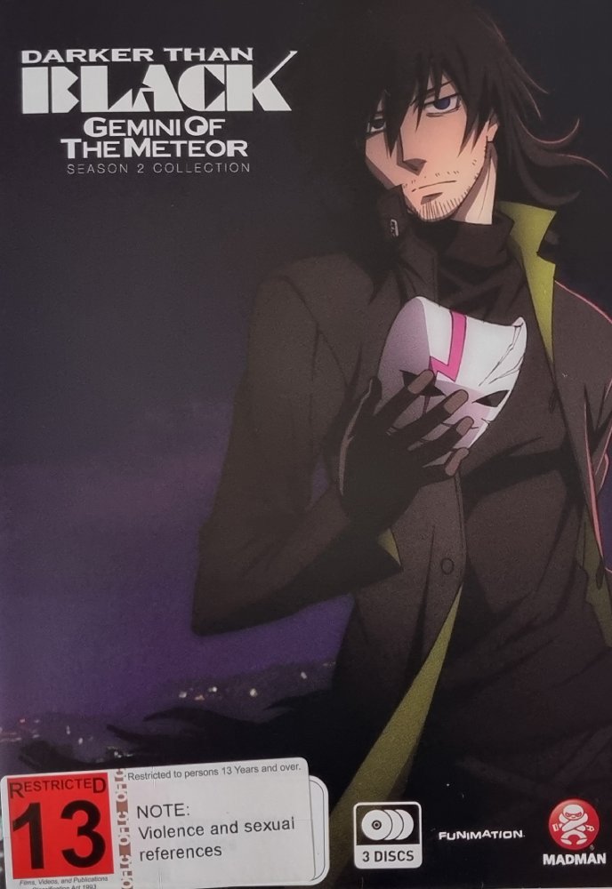 Darker Than Black - Gemini of the Meteor - Season 2 - 2007 (DVD) - Vinyl Kitchen