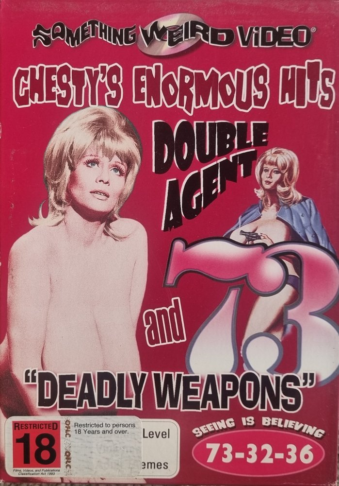 Deadly Weapons / Double Agent 73 - 1974 (DVD) - Vinyl Kitchen