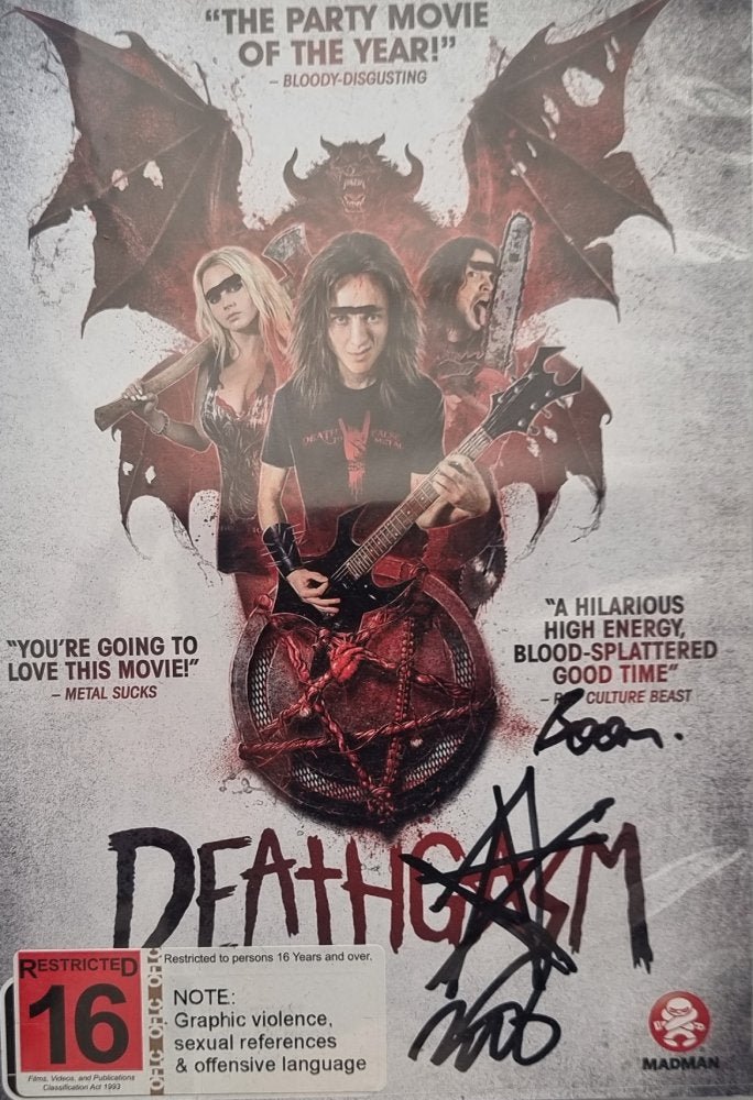 Deathgasm - 2015 (DVD) Signed - Vinyl Kitchen