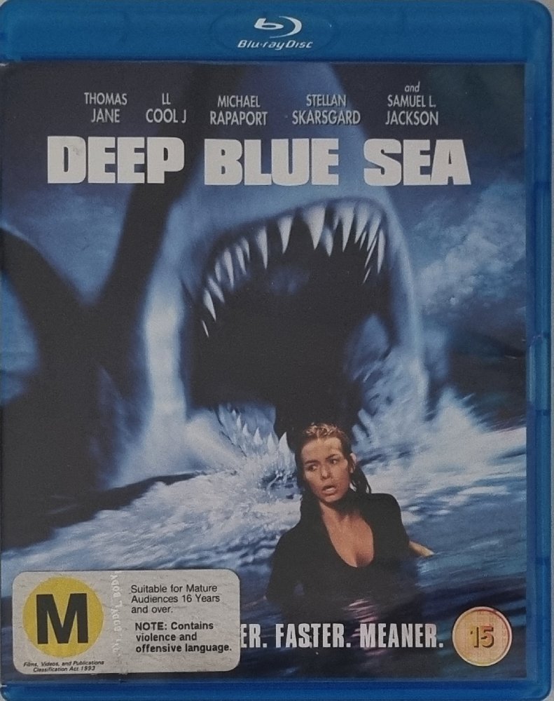 Deep Blue Sea - 1999 (Blu Ray) - Vinyl Kitchen