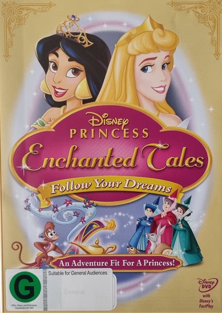Disney Princess Enchanted Tales - Follow Your Dreams (DVD) - Vinyl Kitchen