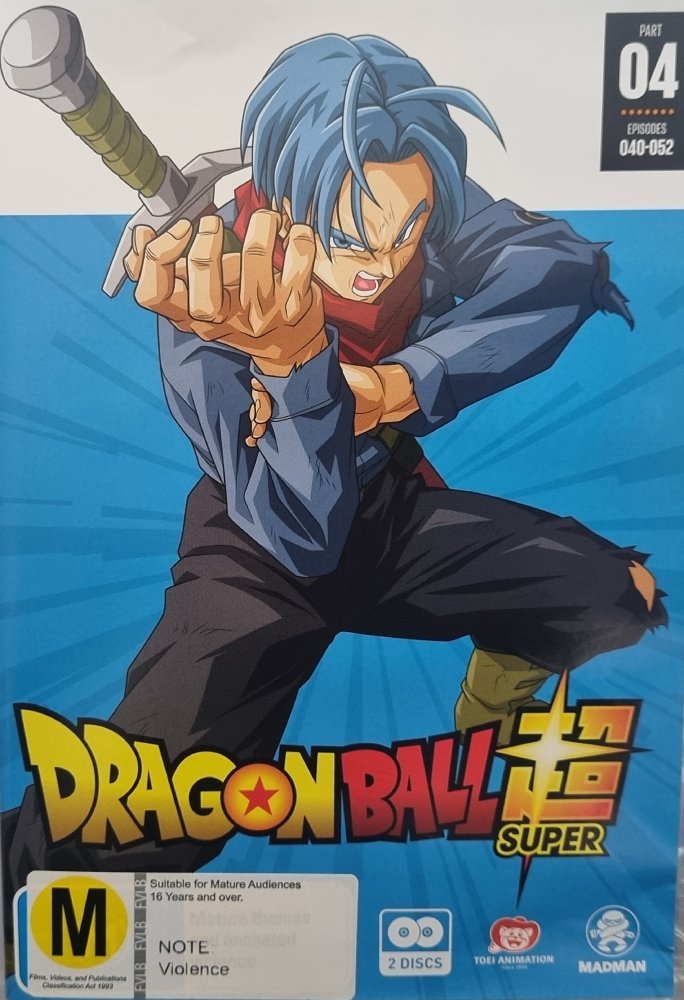 Dragon Ball Super: Part 4 - 2017 (DVD) - Vinyl Kitchen