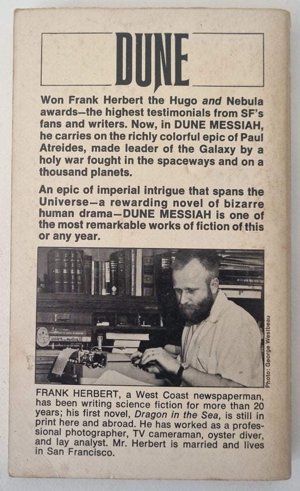 Dune Messiah - Frank Herbert - Vinyl Kitchen