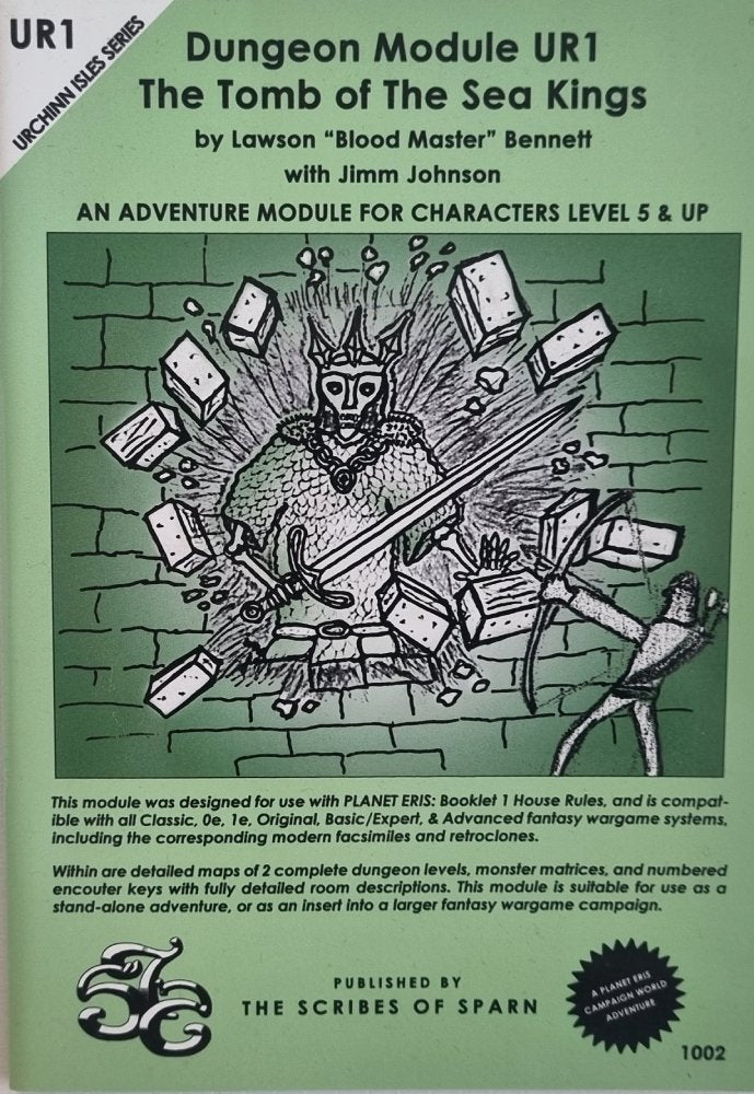 Dungeon Module UR1 - The Tomb of the Sea Kings - Vinyl Kitchen