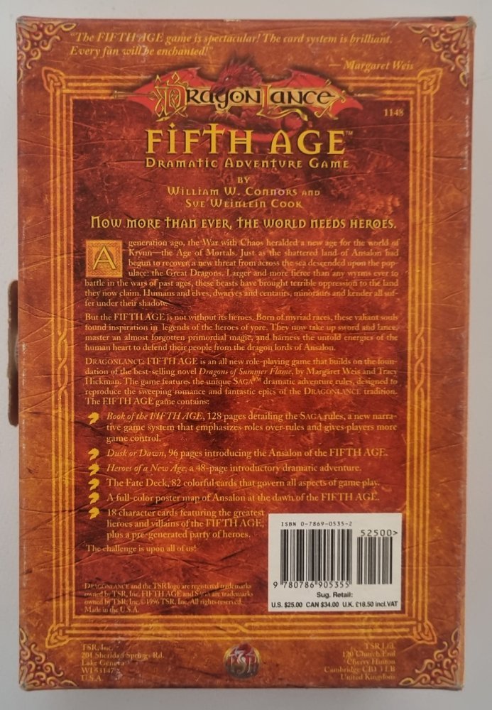 Dungeons and Dragons - Dragonlance: Fifth Age - Vinyl Kitchen
