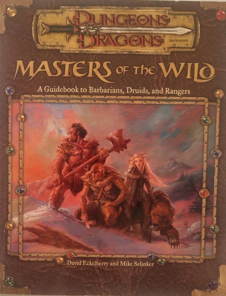 Dungeons and Dragons: Masters of the Wild: Barbarians, Druids (3.5 e) - Vinyl Kitchen