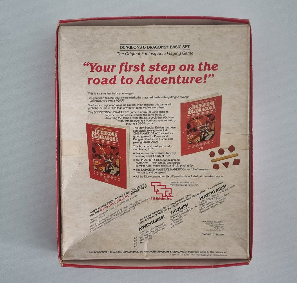 Dnd Basic Red Box Dungeons and Dragons: Red Box Set 1: Basic Rules - Vinyl Kitchen