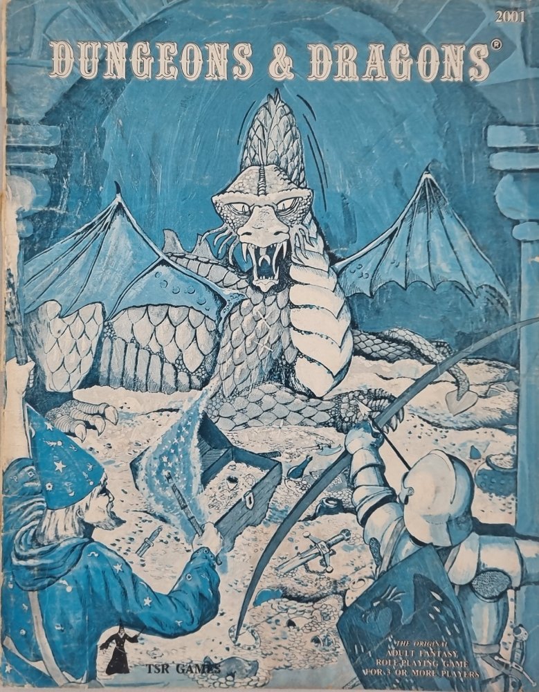 Dungeons & Dragons Basic Rulebook 1978 TSR 2nd Edition - Vinyl Kitchen