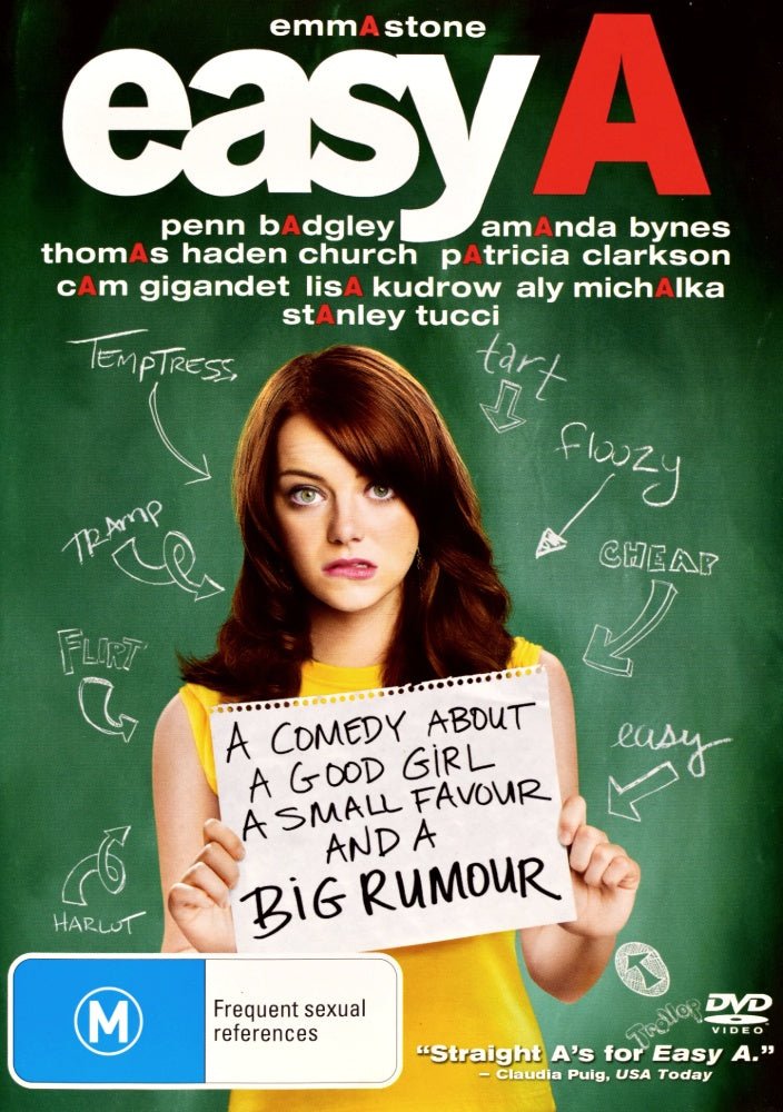 Easy A - 2010 (DVD) - Vinyl Kitchen