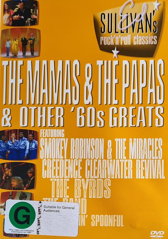 Ed Sullivan's: The Mamas and the Papas & Other 60s Greats (DVD) - Vinyl Kitchen