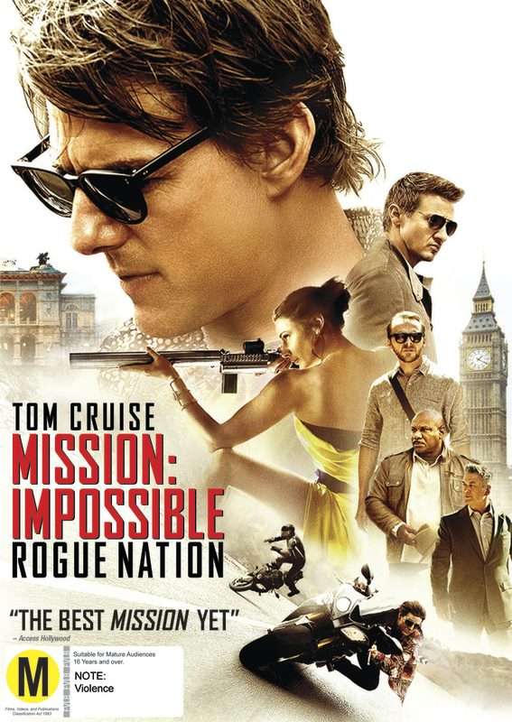 Mission Impossible: Rogue Nation DVD Brand New