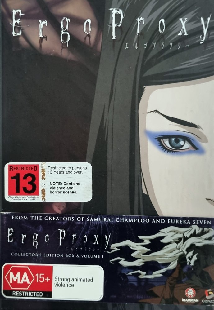 Ergo Proxy - 6 Disc Box Set - 2006 (DVD) - Vinyl Kitchen