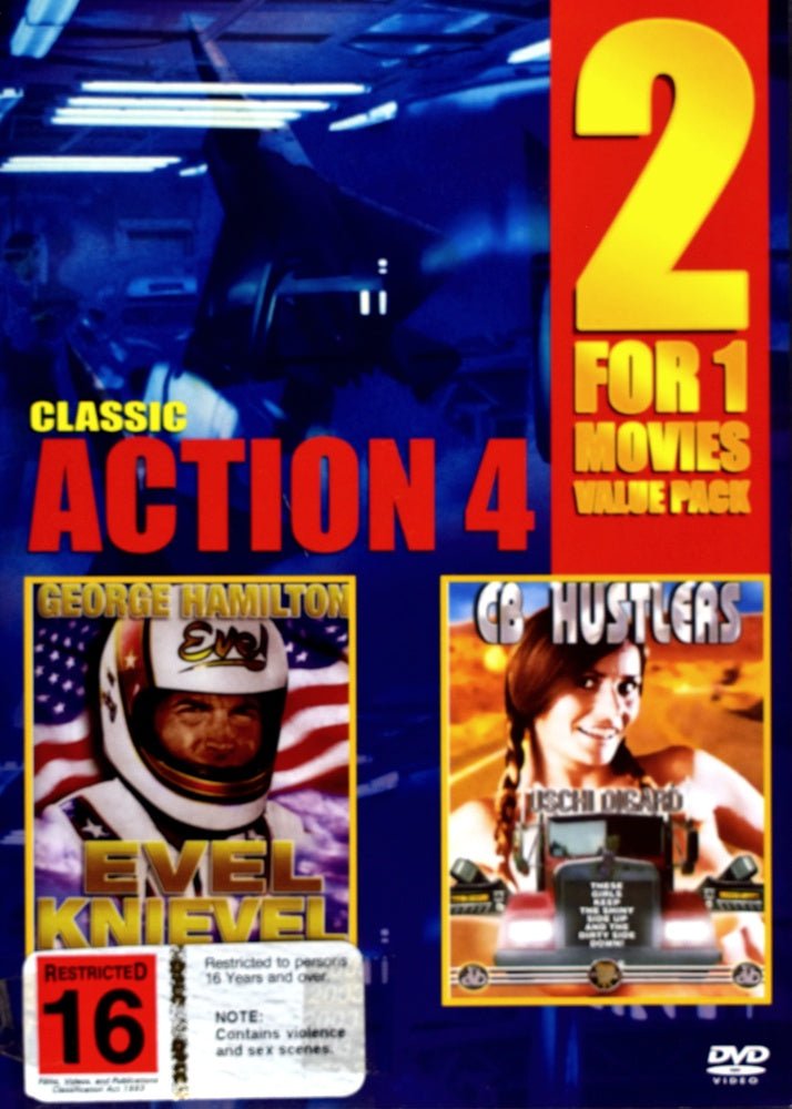 Evel Knievel / C.B. Hustlers - 1971 (DVD) - Vinyl Kitchen