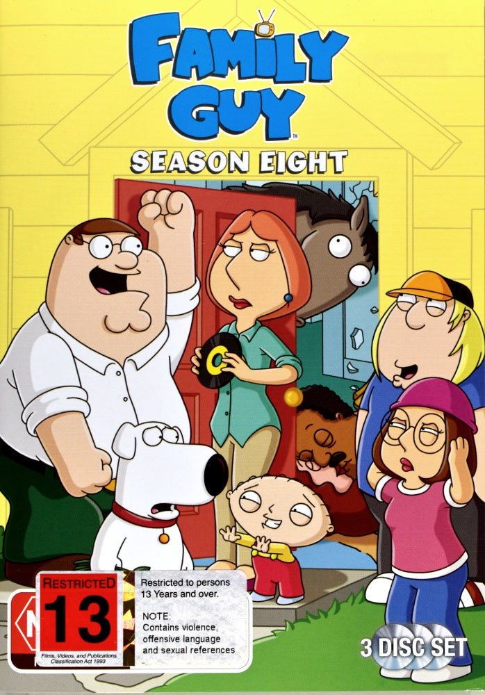 Family Guy: Season 8 - 2010 (DVD) - Vinyl Kitchen