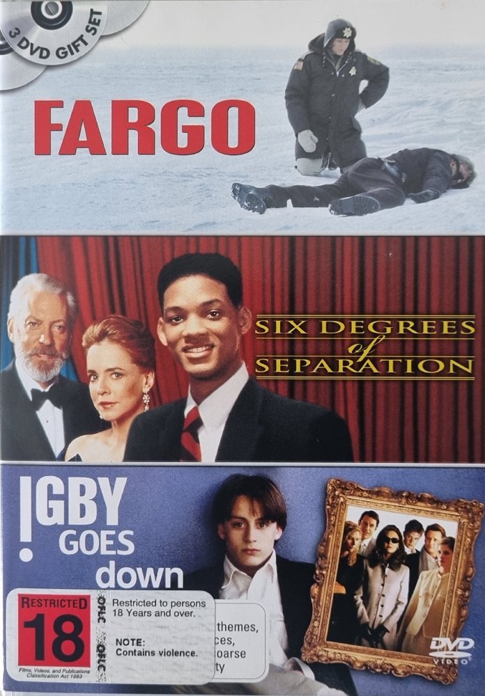Fargo / Six Degrees of Separation / Igby Goes Down - 1996 (DVD) - Vinyl Kitchen