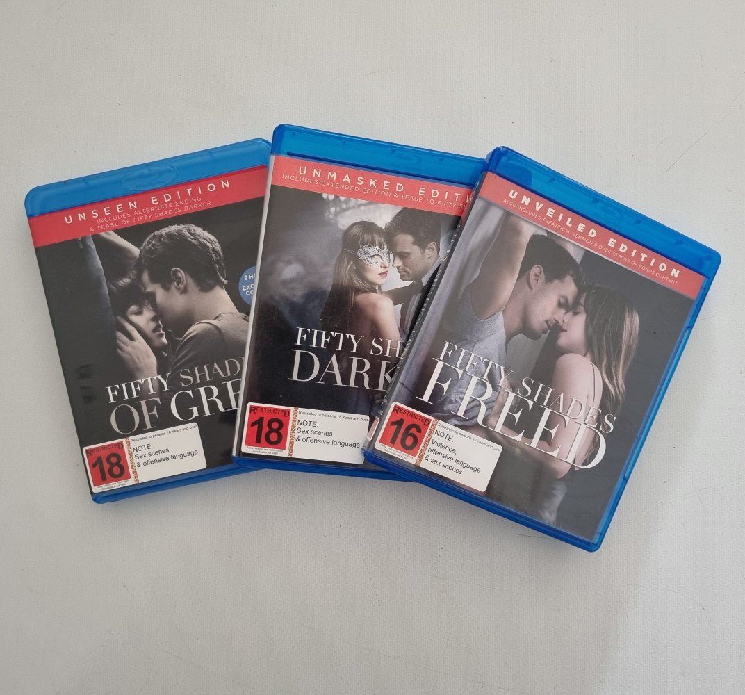 Fifty Shades Trilogy - 2015 (Blu Ray) - Vinyl Kitchen