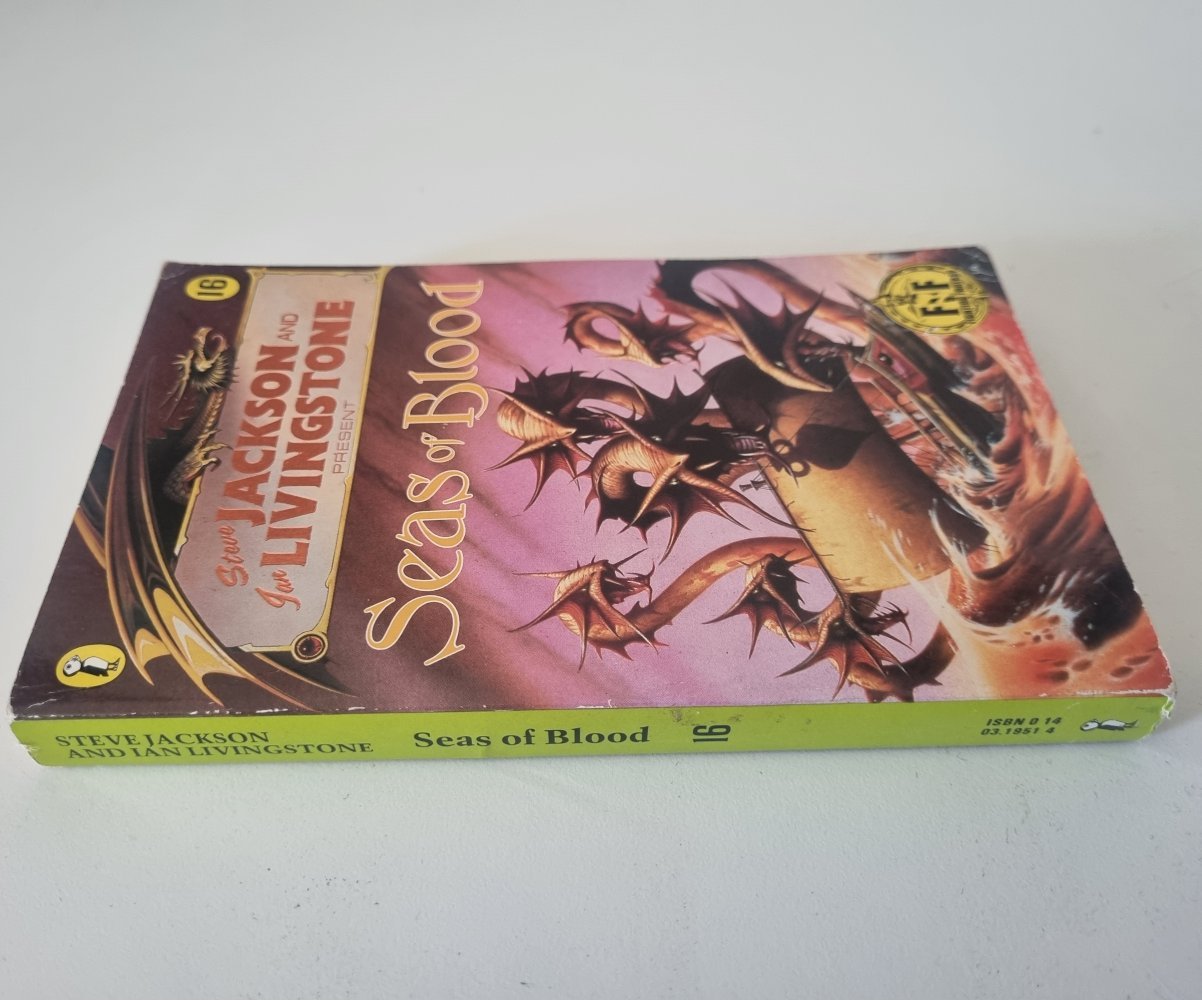 Fighting Fantasy - Seas of Blood - Steve Jackson & Ian Livingstone - Vinyl Kitchen