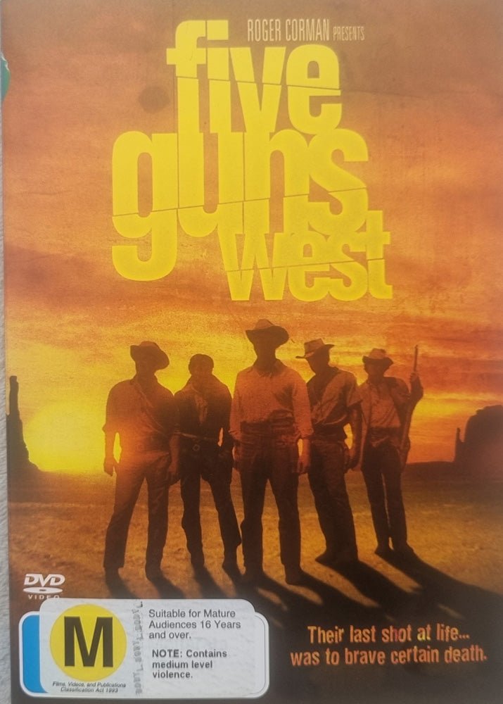 Five Guns West (DVD) EX RENTAL - 1955 - Vinyl Kitchen