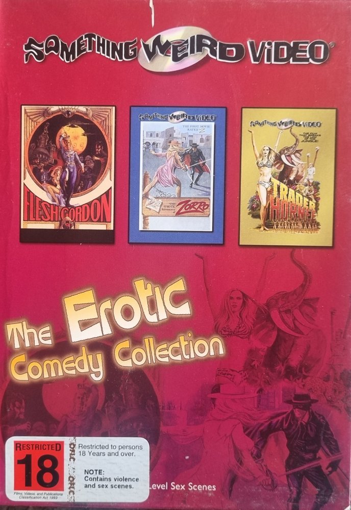 Flesh Gordon / The Erotic Adventures of Zorro / Trader Hornee - 1974 (DVD) - Vinyl Kitchen
