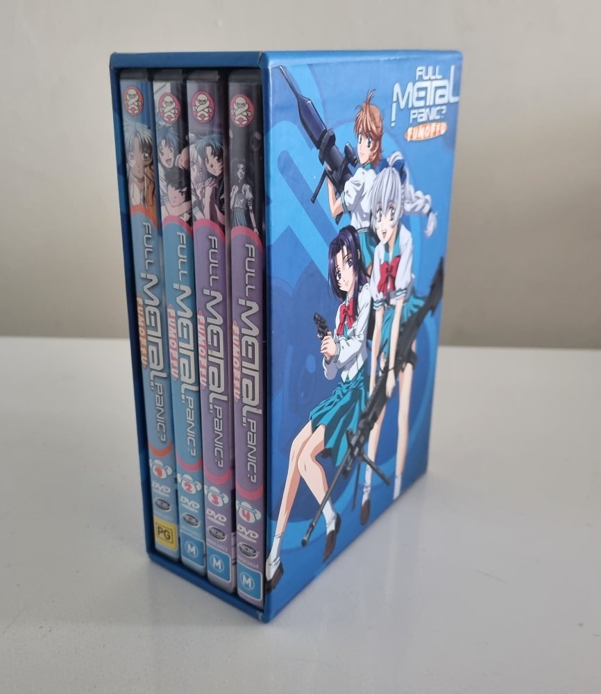Full Metal Panic? Fumoffu - 4 Disc Box Set - 2003 (DVD) - Vinyl Kitchen