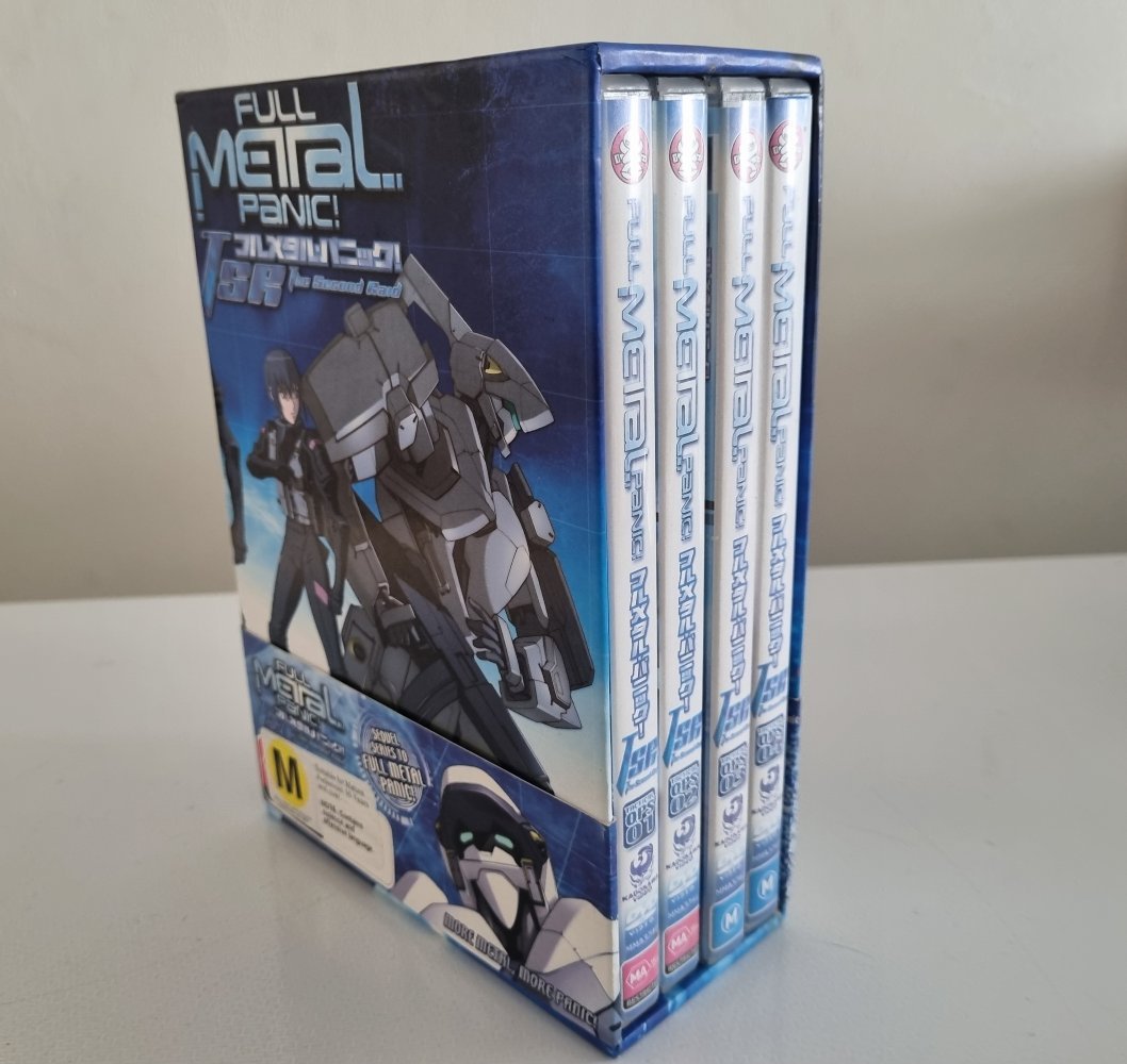 Full Metal Panic The Second Raid - 4 Disc Box Set - 2005 (DVD) - Vinyl Kitchen