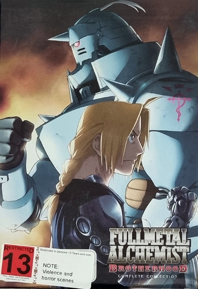 Fullmetal Alchemist Brotherhood - Complete Collection - 2009 (DVD) - Vinyl Kitchen