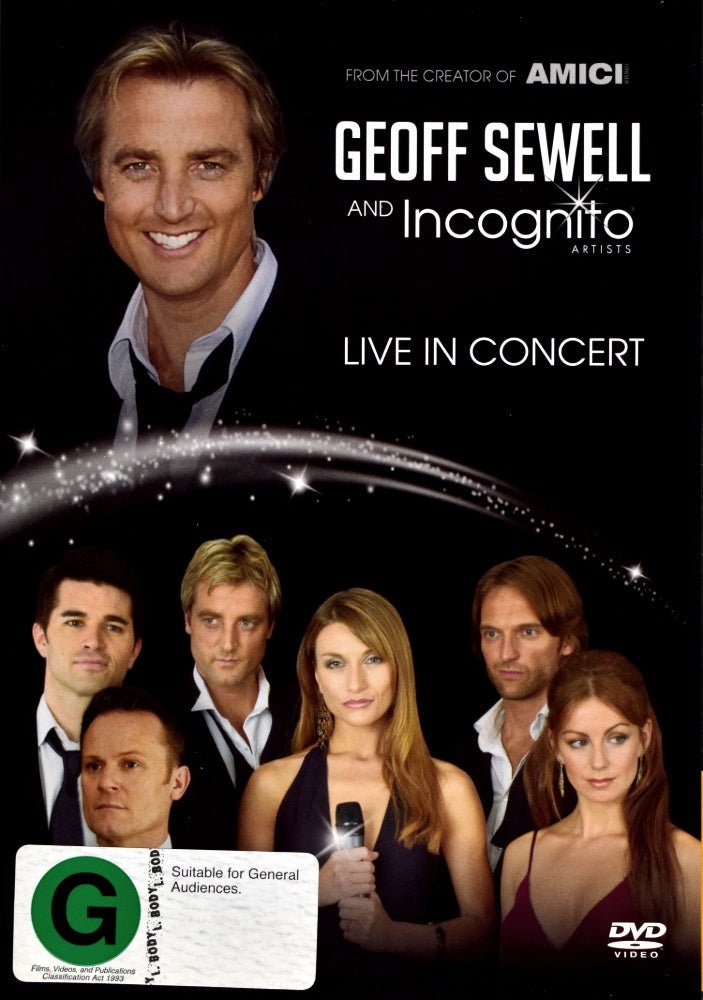 Geoff Sewell and Incognito Artists: Live in Concert (DVD) - Vinyl Kitchen