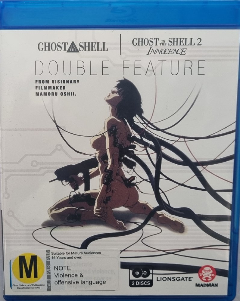 Ghost in the Shell / Ghost in the Shell 2 Innocence - 1995 (Blu Ray) - Vinyl Kitchen