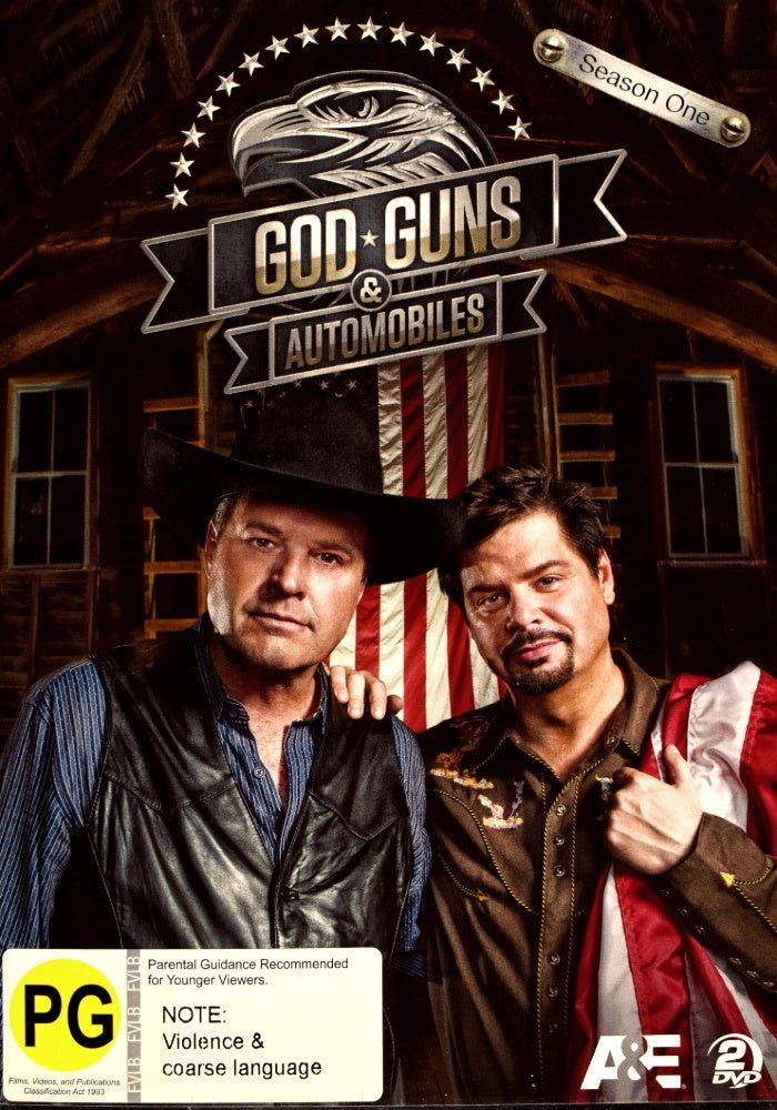 Gods, Guns & Automobiles: Season 1 - 2013 (DVD) - Vinyl Kitchen