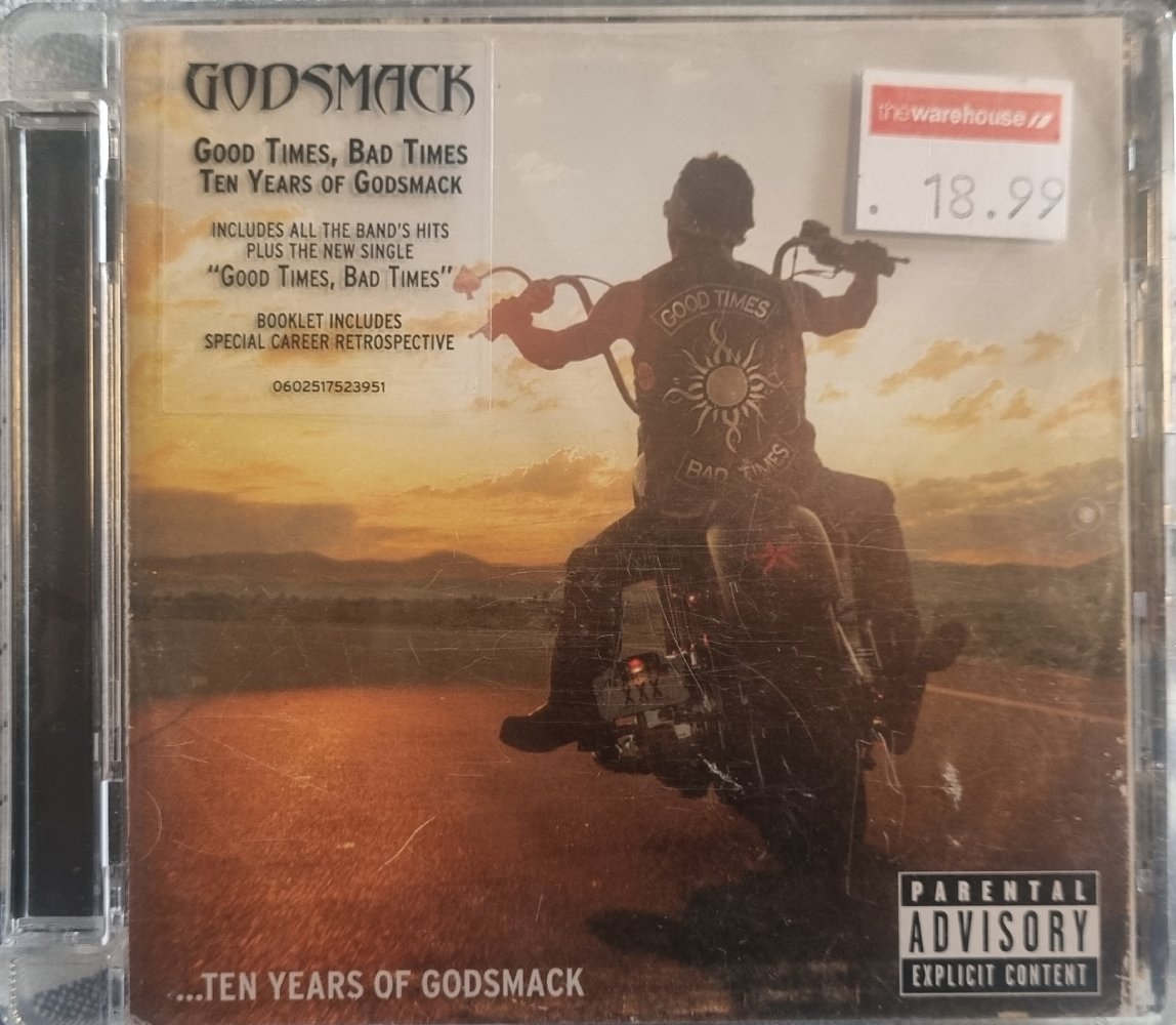 Godsmack - Good Times, Bad Times...Ten Years Of Godsmack (CD) - Vinyl Kitchen