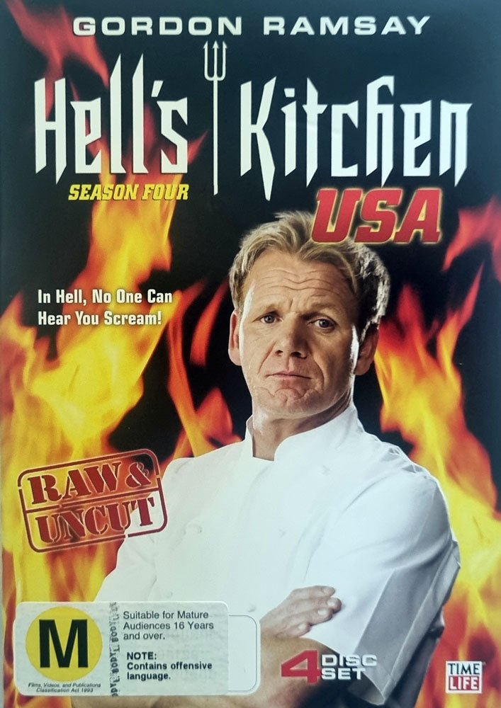 Gordon Ramsay Hell's Kitchen USA Season Four (DVD) - Vinyl Kitchen