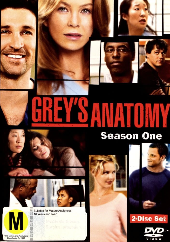Grey's Anatomy: Season 1 - 2005 (DVD) - Vinyl Kitchen