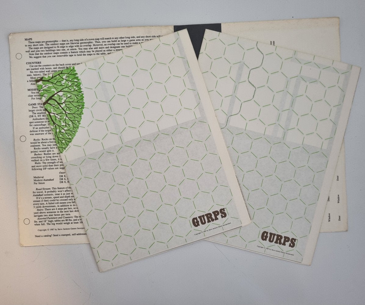 GURPS - Battle Maps - Steve Jackson Games - Vinyl Kitchen