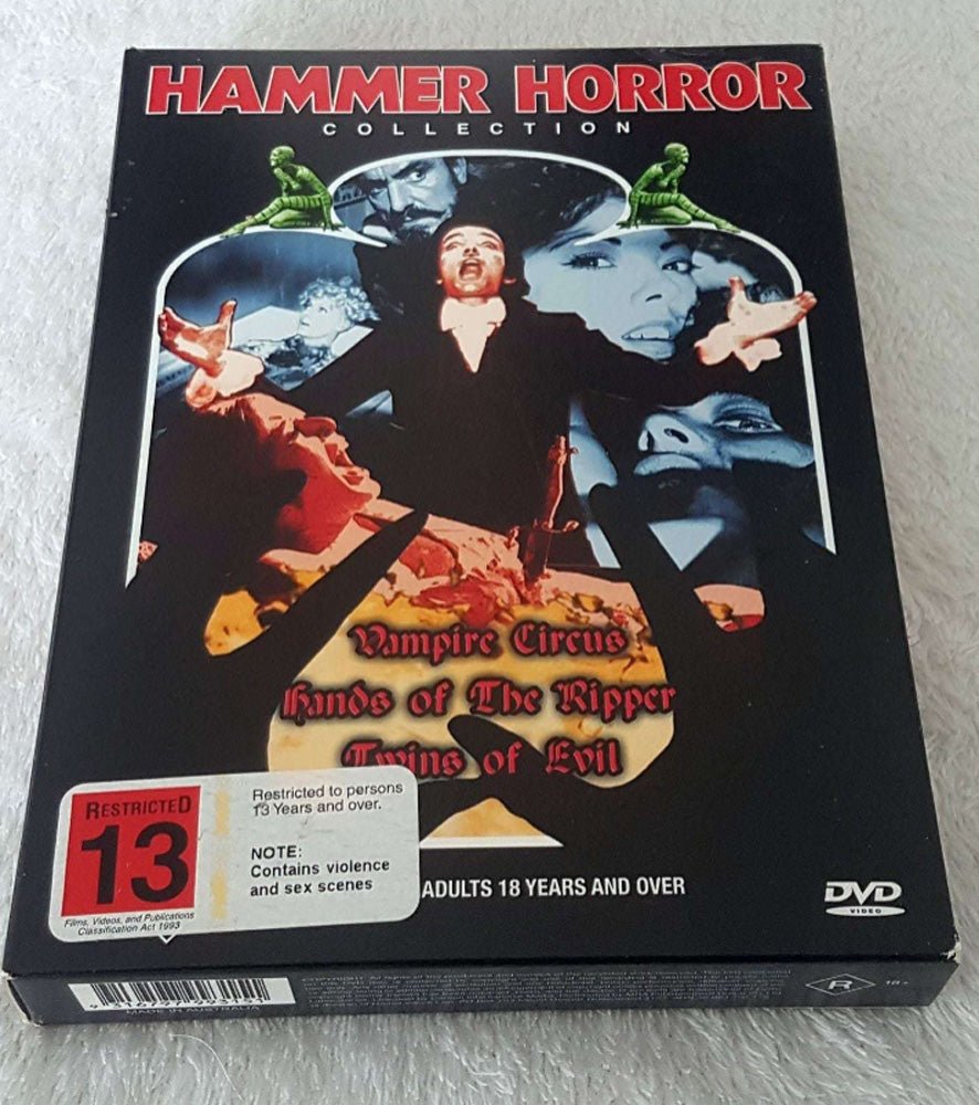 Hammer Horror: Vampire Circus, Hands of the Ripper... - 1972 (DVD) - Vinyl Kitchen