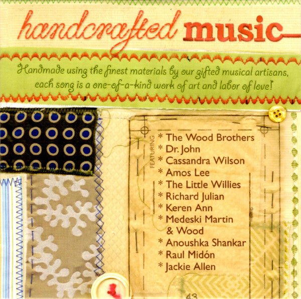 Handcrafted Music (CD) - Vinyl Kitchen